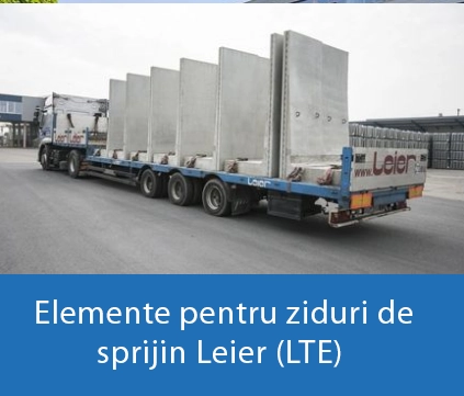 Elemente pentru ziduri de sprijin Leier (LTE)