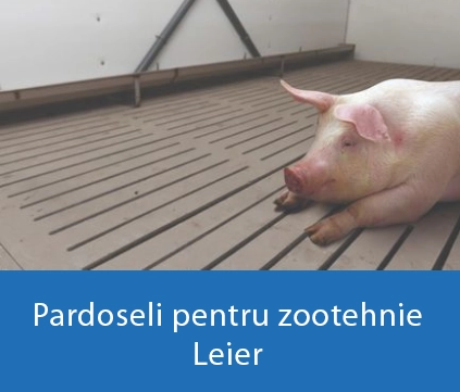 Pardoseli pentru zootehnie Leier
