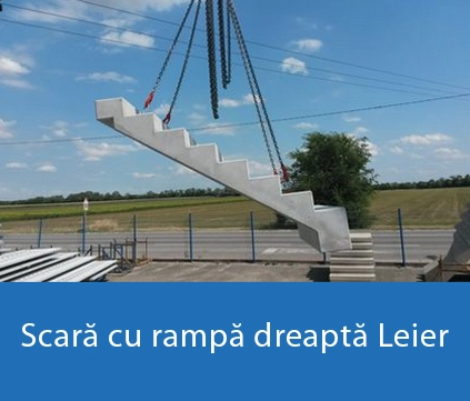 Scară cu rampă dreaptă Leier