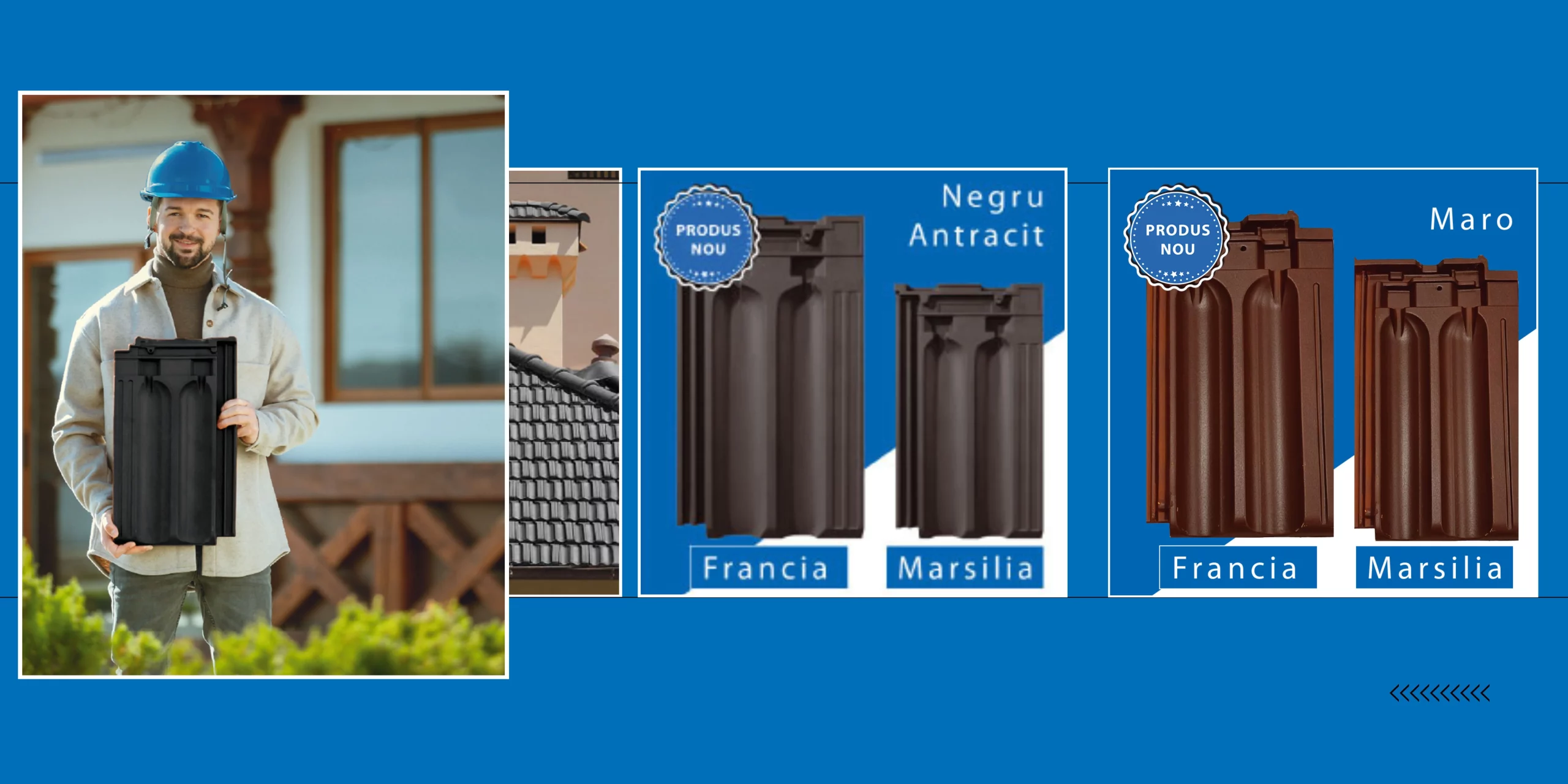 Noutate în portofoliul Leier: Țigla ceramică angobată – acum și în culorile negru antracit și maro!